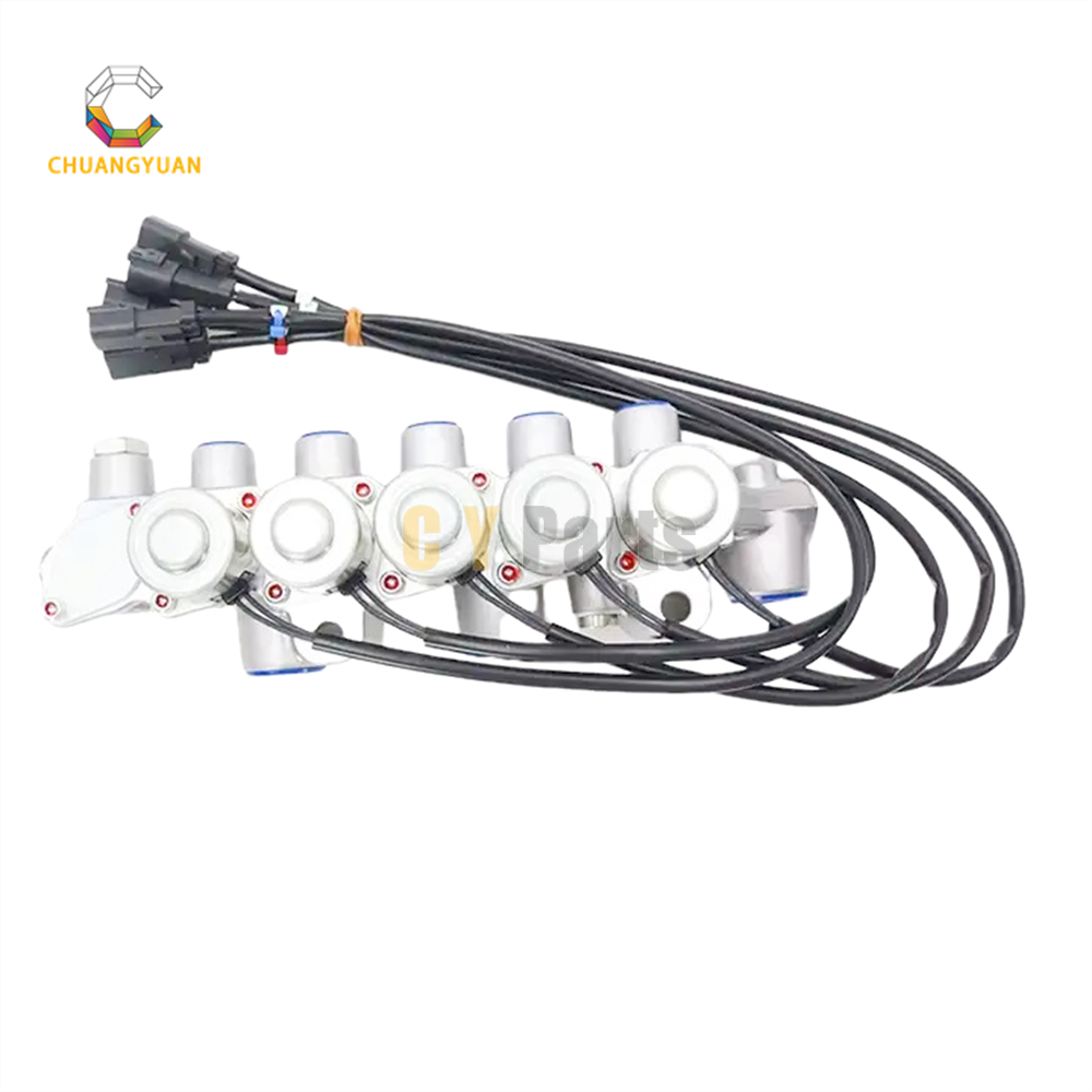 Solenoid Valve Assembly 20Y6041621 Compatible with Komatsu Excavators HB205, HB215, PC200, PC200-8, PC200LL, PC220-8, PC220LL, PC228, PC228US, PC240, PC270, PC270-8, PC390LL
