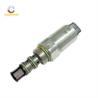 24V 0.8A Solenoid Valve R901155051 MHDRE4K15/30-024 Replacement for Bosch Rexroth Excavator