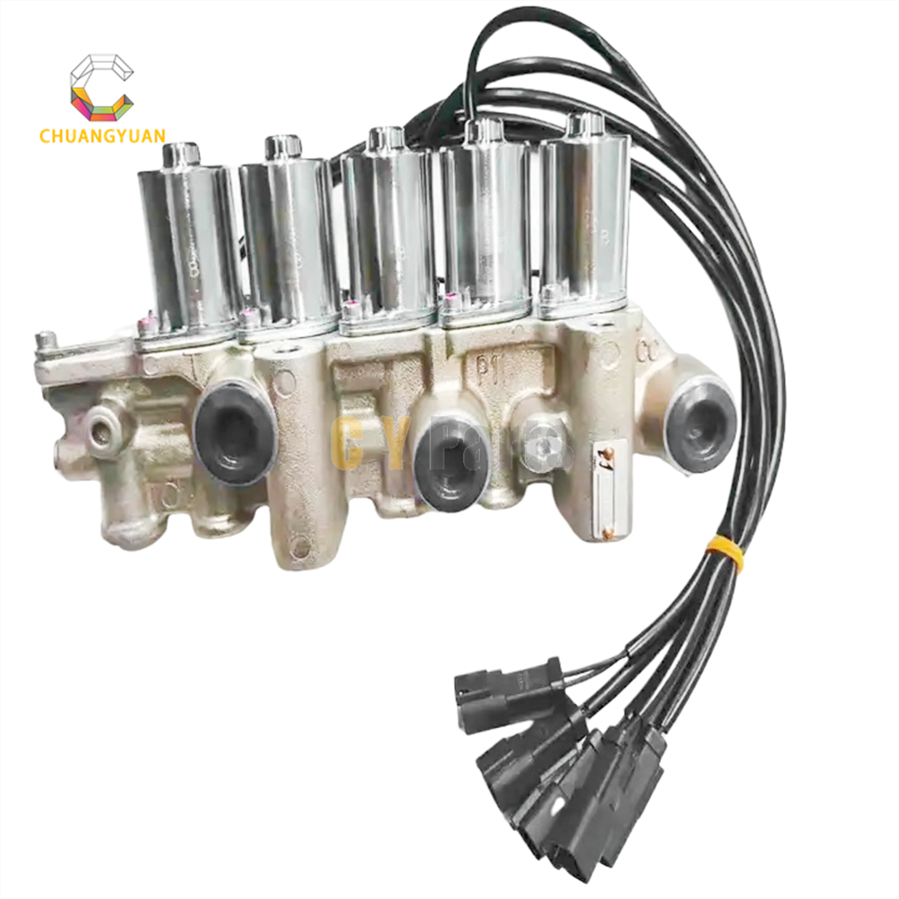 Solenoid Valve Assembly 20Y6041621 Compatible with Komatsu Excavators HB205, HB215, PC200, PC200-8, PC200LL, PC220-8, PC220LL, PC228, PC228US, PC240, PC270, PC270-8, PC390LL