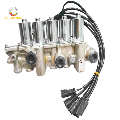 Solenoid Valve Assembly 20Y6041621 Compatible with Komatsu Excavators HB205, HB215, PC200, PC200-8, PC200LL, PC220-8, PC220LL, PC228, PC228US, PC240, PC270, PC270-8, PC390LL