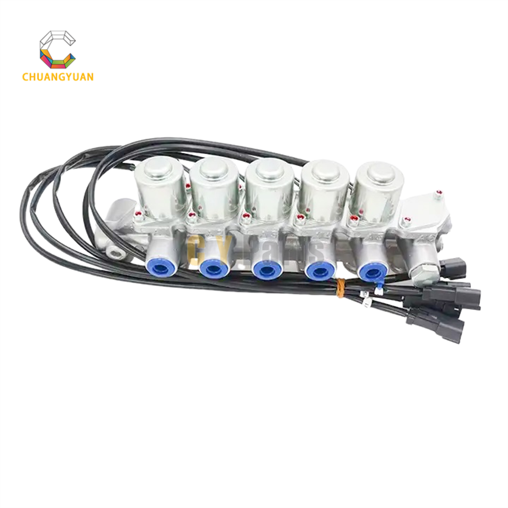 Solenoid Valve Assembly 20Y6041621 Compatible with Komatsu Excavators HB205, HB215, PC200, PC200-8, PC200LL, PC220-8, PC220LL, PC228, PC228US, PC240, PC270, PC270-8, PC390LL