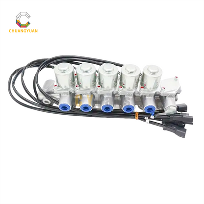 Solenoid Valve Assembly 20Y6041621 Compatible with Komatsu Excavators HB205, HB215, PC200, PC200-8, PC200LL, PC220-8, PC220LL, PC228, PC228US, PC240, PC270, PC270-8, PC390LL