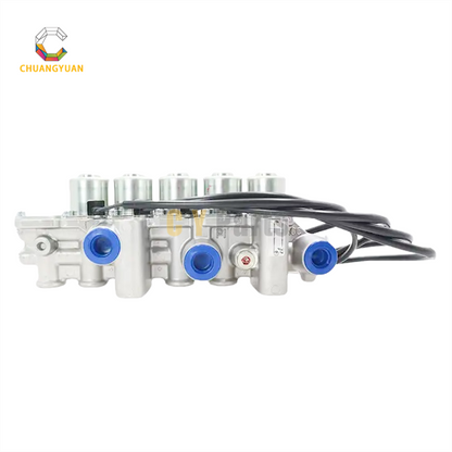 Solenoid Valve Assembly 20Y6041621 Compatible with Komatsu Excavators HB205, HB215, PC200, PC200-8, PC200LL, PC220-8, PC220LL, PC228, PC228US, PC240, PC270, PC270-8, PC390LL