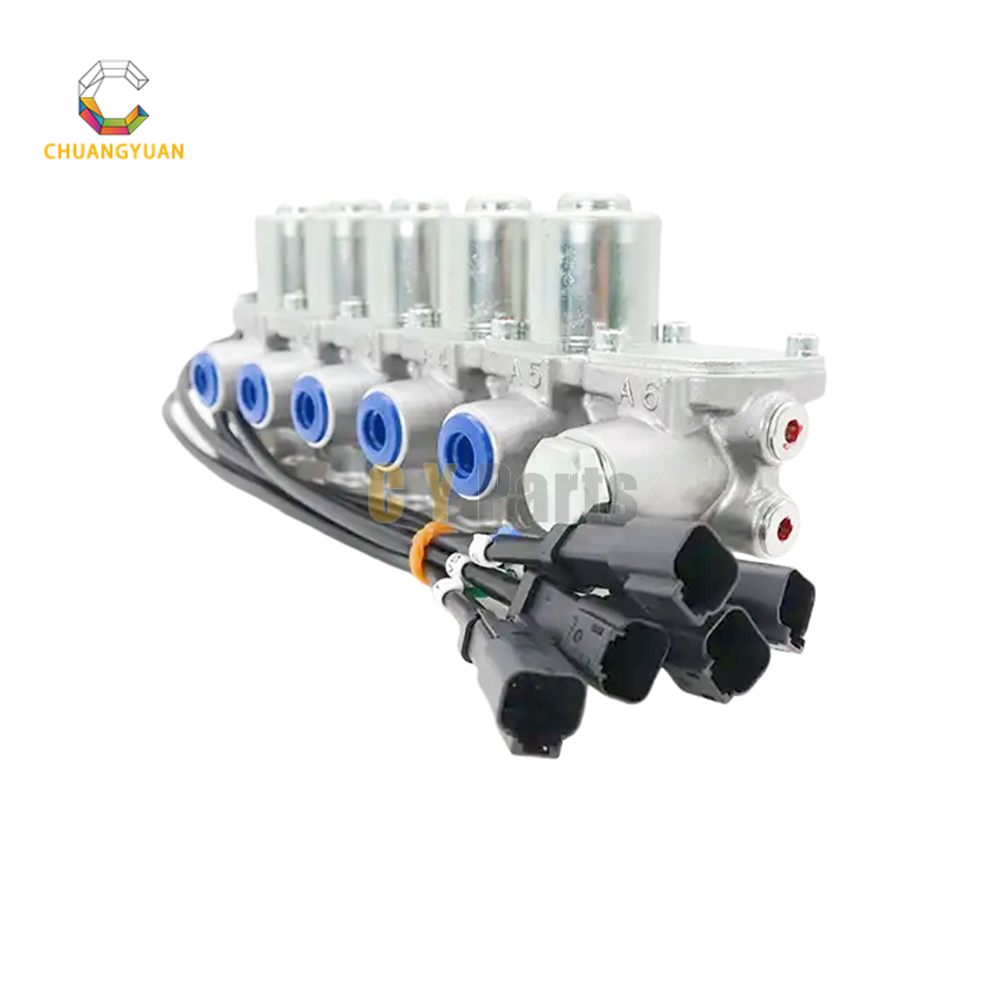 Solenoid Valve Assembly 20Y6041621 Compatible with Komatsu Excavators HB205, HB215, PC200, PC200-8, PC200LL, PC220-8, PC220LL, PC228, PC228US, PC240, PC270, PC270-8, PC390LL