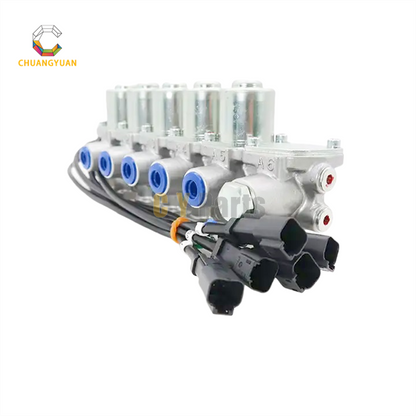 Solenoid Valve Assembly 20Y6041621 Compatible with Komatsu Excavators HB205, HB215, PC200, PC200-8, PC200LL, PC220-8, PC220LL, PC228, PC228US, PC240, PC270, PC270-8, PC390LL