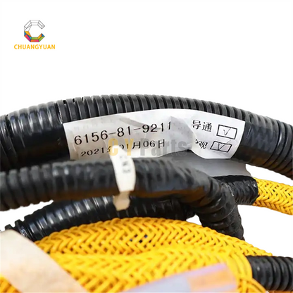 Wiring Harness 6156-81-9211 Suitable for Komatsu PC400-7 Excavator 6D125 Engine